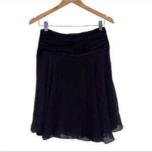 Spenser Jeremy Elegant Black A-Line Skirt